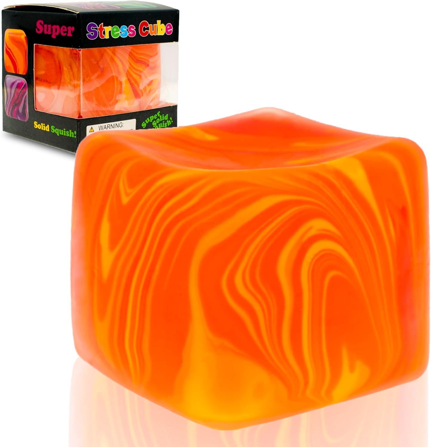 Slow Rising Stress Cube . Dough Stress Balls Soft Fidget Squishy Toys for Anxiety Relief. Pull Stretch Classroom Prize Party Favors Toys for Kids