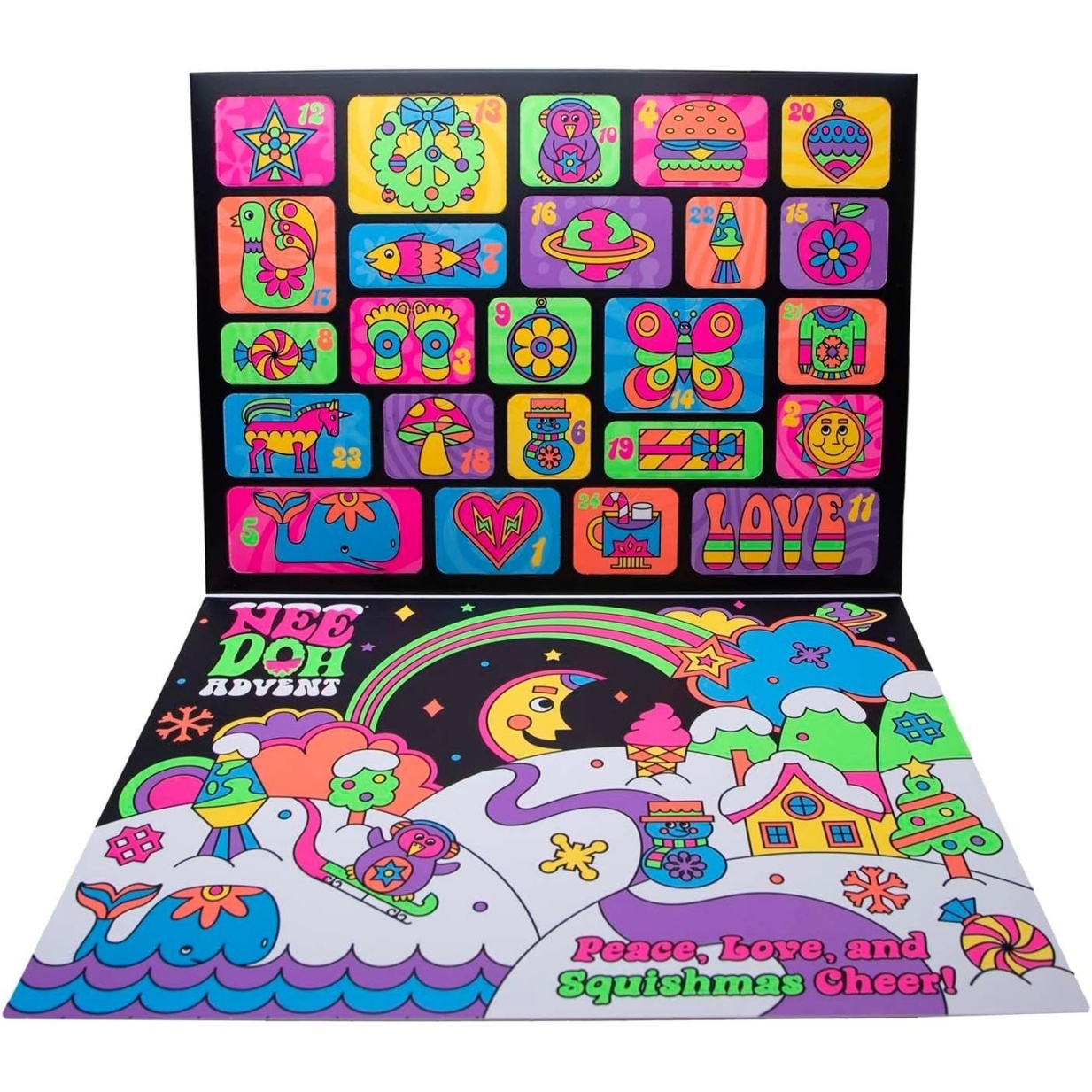 NeeDoh Advent Calendar - 24 Sensory Toys - Image 2